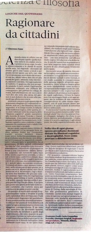 ragionare da cittadini di Vinc Fano